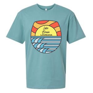 Lake Bruin Louisiana La Sunset Sunrise Souvenir Sueded Cloud Jersey T-Shirt