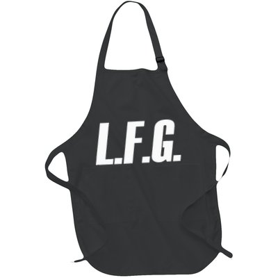 Lfg Because LetS Go!!! Full-Length Apron With Pockets