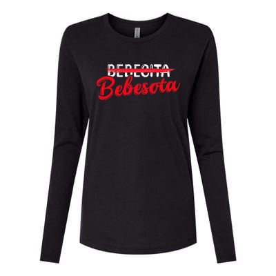 Latina Bebesota Womens Cotton Relaxed Long Sleeve T-Shirt