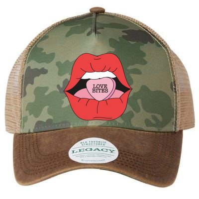 Love Bites Lip Graphic – Bold & Edgy Style Statement Legacy Tie Dye Trucker Hat