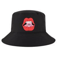 Love Bites Lip Graphic – Bold & Edgy Style Statement Cool Comfort Performance Bucket Hat