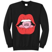 Love Bites Lip Graphic – Bold & Edgy Style Statement Sweatshirt