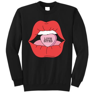 Love Bites Lip Graphic – Bold & Edgy Style Statement Sweatshirt