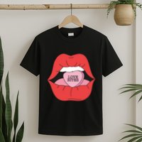Love Bites Lip Graphic – Bold & Edgy Style Statement T-Shirt