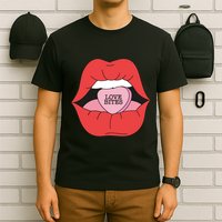Love Bites Lip Graphic – Bold & Edgy Style Statement T-Shirt
