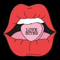 Love Bites Lip Graphic – Bold & Edgy Style Statement Drawstring Bag