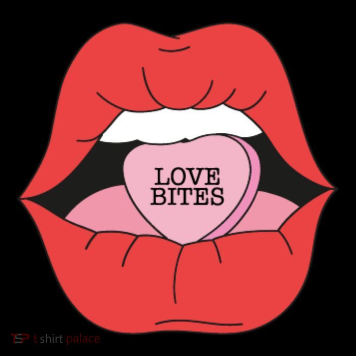 Love Bites Lip Graphic – Bold & Edgy Style Statement Baby Bodysuit