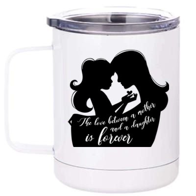 Love Between Mother And Daughter Is Forever Mother’s Day Gift 12 oz Stainless Steel Tumbler Cup