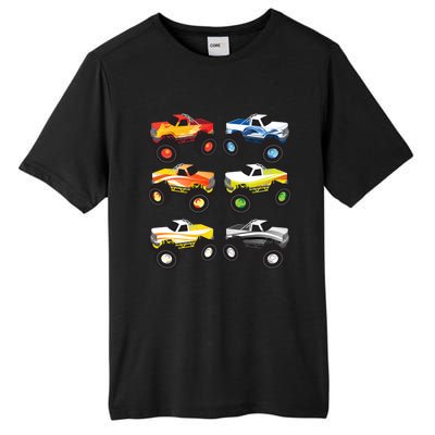 Little Boys Monster Trucks Pickup Truck Funny School Gift Tall Fusion ChromaSoft Performance T-Shirt