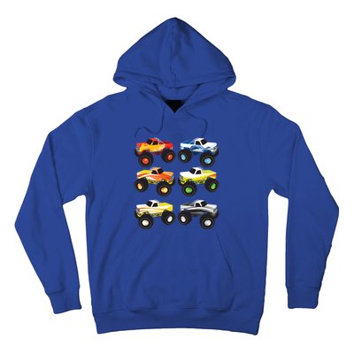 Little Boys Monster Trucks Pickup Truck Funny School Gift Hoodie