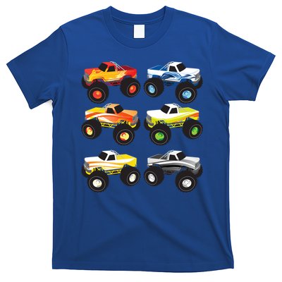 Little Boys Monster Trucks Pickup Truck Funny School Gift T-Shirt