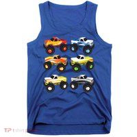 Little Boys Monster Trucks Pickup Truck Funny School Gift Tank Top