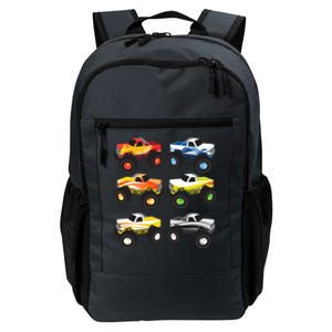 Little Boys Monster Trucks Pickup Truck Funny School Gift Daily Commute Backpack