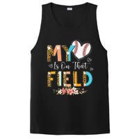 Leopard Baseball Mom My Heart Is On That Field Mother's Day PosiCharge Competitor Tank