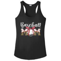 Leopard Baseball Mom Baseball Mom Mothers Day Mama Ladies PosiCharge Competitor Racerback Tank