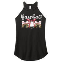 Leopard Baseball Mom Baseball Mom Mothers Day Mama Women's Perfect Tri Rocker Tank