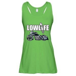 Lowlife Bagger Motorcycle . Chicano Vicla Lowrider Bikes Ladies Essential Flowy Tank