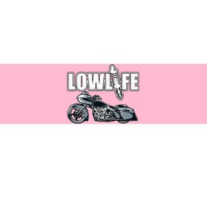 Lowlife Bagger Motorcycle . Chicano Vicla Lowrider Bikes Bumper Sticker