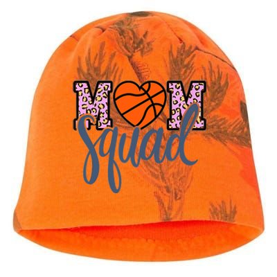 Leopard Basketball Mom Squad Basketball Mother's Day Kati - Camo Knit Beanie