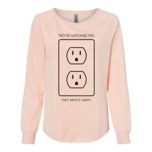 Light Bulb Meme Womens California Wash Sweatshirt