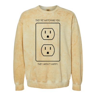 Light Bulb Meme Colorblast Crewneck Sweatshirt