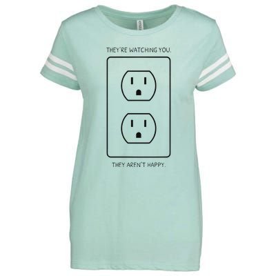 Light Bulb Meme Enza Ladies Jersey Football T-Shirt