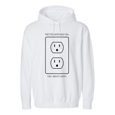 Light Bulb Meme Garment-Dyed Fleece Hoodie