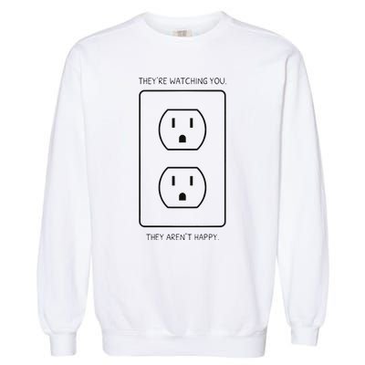 Light Bulb Meme Garment-Dyed Sweatshirt