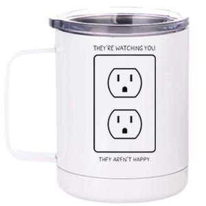 Light Bulb Meme 12 oz Stainless Steel Tumbler Cup