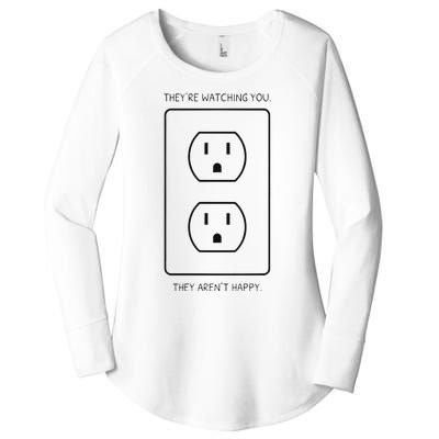 Light Bulb Meme Women's Perfect Tri Tunic Long Sleeve Shirt