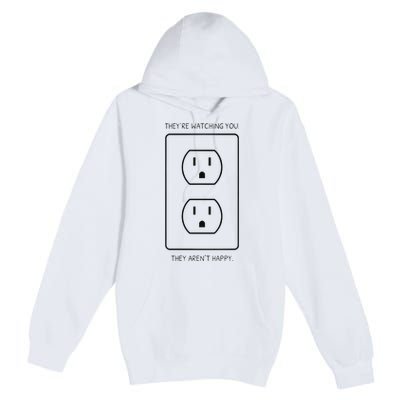 Light Bulb Meme Premium Pullover Hoodie