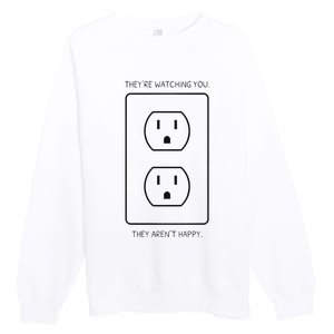 Light Bulb Meme Premium Crewneck Sweatshirt