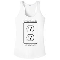 Light Bulb Meme Ladies PosiCharge Competitor Racerback Tank