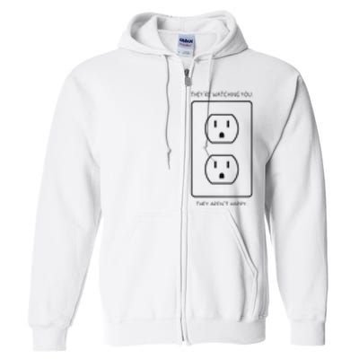 Light Bulb Meme Full Zip Hoodie