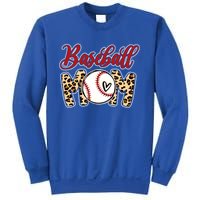 Leopard Baseball Mom Life Game Day Mama Mothers Day Gift Sweatshirt