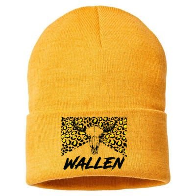 Leopard Bullhead MW, Country Western Sustainable Knit Beanie