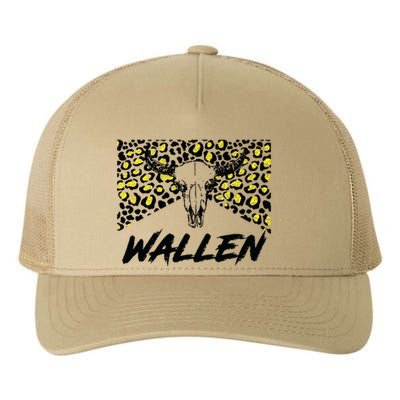 Leopard Bullhead MW, Country Western Yupoong Adult 5-Panel Trucker Hat