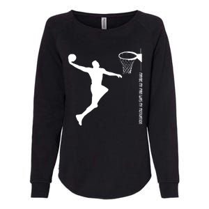 Maybe My Pain Was My Motivation Basketball Quote Lebron Womens California Wash Sweatshirt