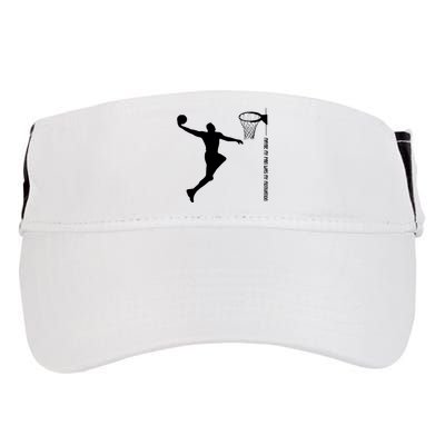 Maybe My Pain Was My Motivation Basketball Quote Lebron Adult Drive Performance Visor