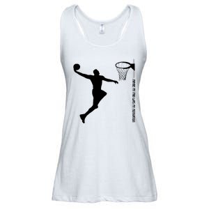 Maybe My Pain Was My Motivation Basketball Quote Lebron Ladies Essential Flowy Tank