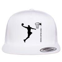 Maybe My Pain Was My Motivation Basketball Quote Lebron Flat Bill Trucker Hat