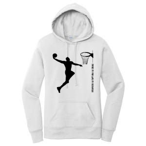 Maybe My Pain Was My Motivation Basketball Quote Lebron Women's Pullover Hoodie