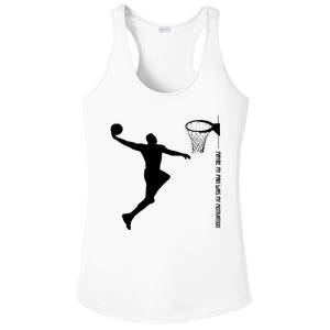 Maybe My Pain Was My Motivation Basketball Quote Lebron Ladies PosiCharge Competitor Racerback Tank