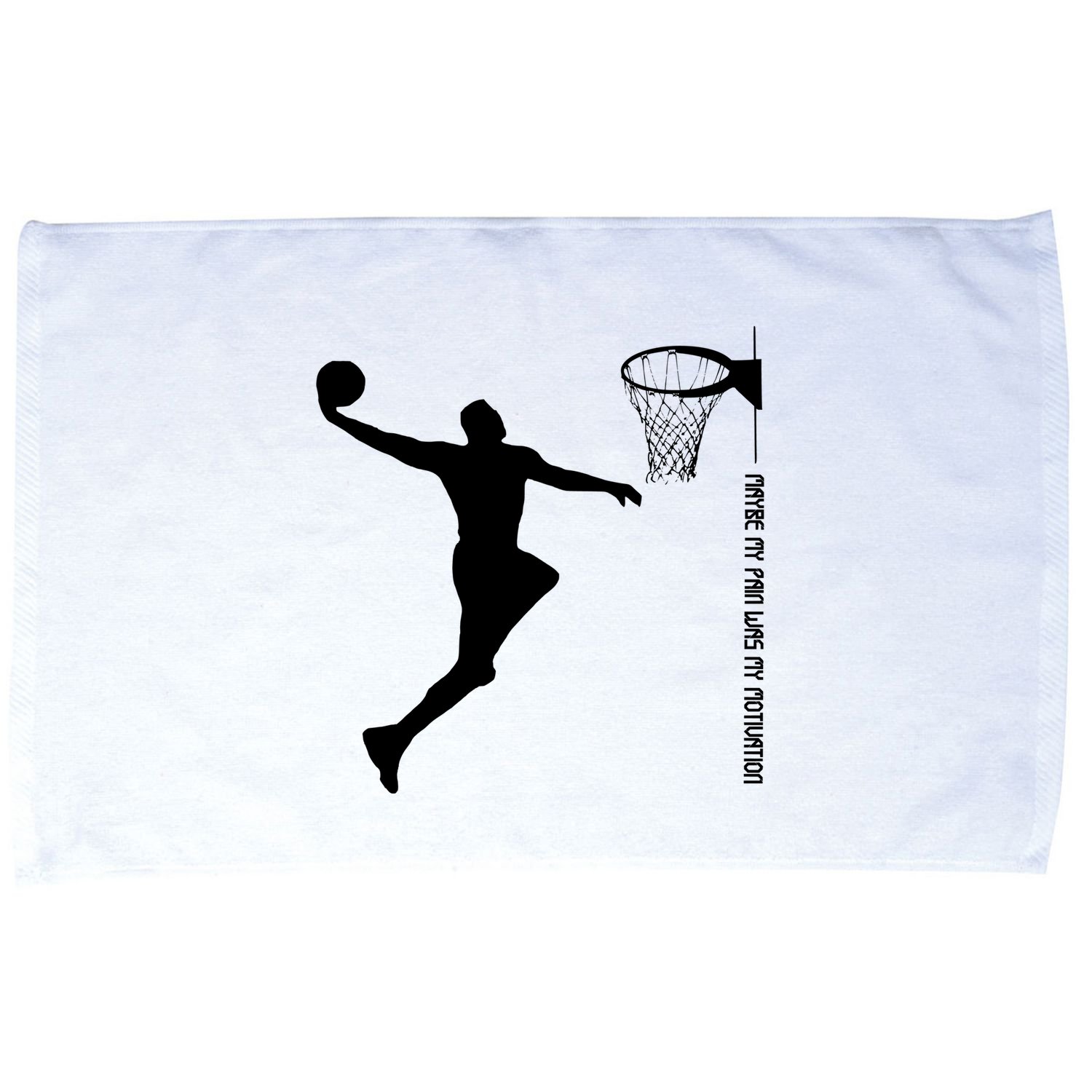 Maybe My Pain Was My Motivation Basketball Quote Lebron Microfiber Hand Towel