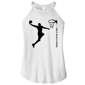 Maybe My Pain Was My Motivation Basketball Quote Lebron Women's Perfect Tri Rocker Tank