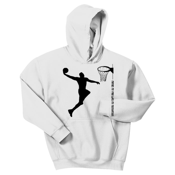 Maybe My Pain Was My Motivation Basketball Quote Lebron Kids Hoodie