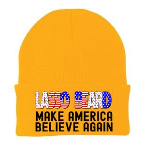 Lasso Beard Make America Believe Again Knit Cap Winter Beanie