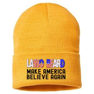 Lasso Beard Make America Believe Again Sustainable Knit Beanie