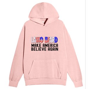 Lasso Beard Make America Believe Again Urban Pullover Hoodie