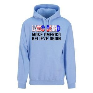 Lasso Beard Make America Believe Again Unisex Surf Hoodie